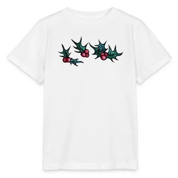 Stechpalmen-Nachtfallmuster - Stanley/Stella Kinder T-Shirt MINI CREATOR  - Weiß - Vorne - Maike (125cm)