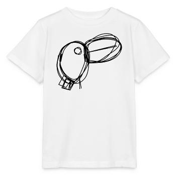 Tukan handgezeichnet - Stanley/Stella Kinder T-Shirt MINI CREATOR  - Weiß - Vorne - Maike (125cm)
