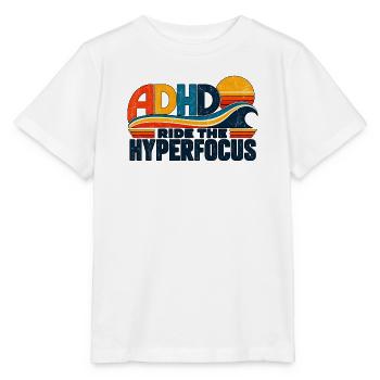 ADHD – My Own Frequency - Stanley/Stella Kinder T-Shirt MINI CREATOR  - Weiß - Vorne - Maike (125cm)
