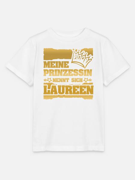 Spruch Laureen - Stanley/Stella Kinder T-Shirt MINI CREATOR - Weiß