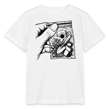 Gartenset – Gemüsesamen und Blumen - Stanley/Stella Kinder T-Shirt MINI CREATOR  - Weiß - Vorne - Maike (125cm)