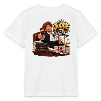 Beratender Richter: Endgültiges Urteil - Stanley/Stella Kinder T-Shirt MINI CREATOR  - Weiß - Vorne - Maike (125cm)