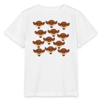 Niedlicher Spatzenkopf - Stanley/Stella Kinder T-Shirt MINI CREATOR  - Weiß - Vorne - Maike (125cm)