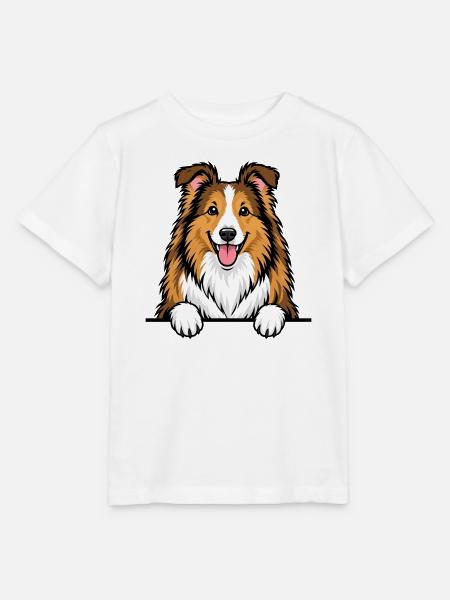 Collie - Stanley/Stella Kinder T-Shirt MINI CREATOR  - Weiß