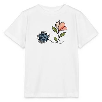 Psychische Gesundheit – vom Chaos zur Wiedergeburt - Stanley/Stella Kinder T-Shirt MINI CREATOR  - Weiß - Vorne - Maike (125cm)