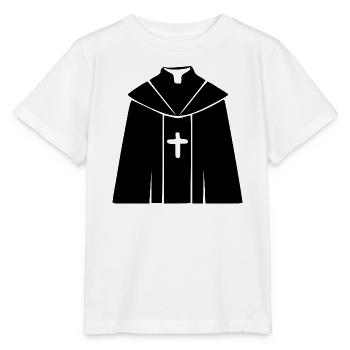 Priester Pfarrer Theologie Geschenk Christentum  - Stanley/Stella Kinder T-Shirt MINI CREATOR  - Weiß - Vorne - Maike (125cm)