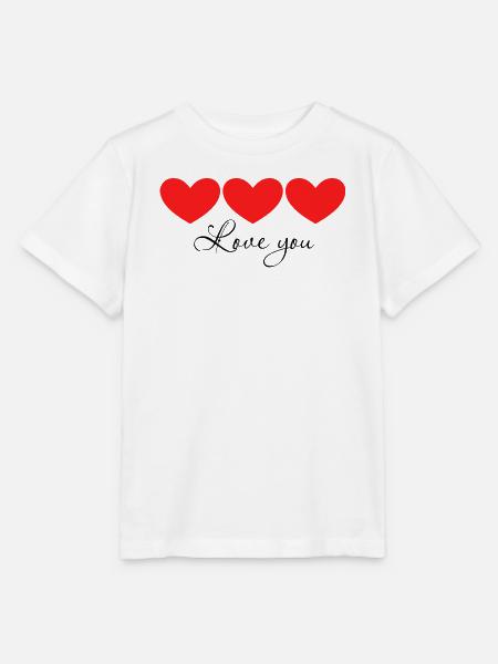 Drei Herzen in Bewegung - Stanley/Stella Kinder T-Shirt MINI CREATOR - Weiß