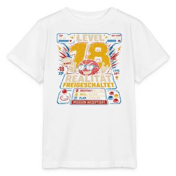 18 Geburtstag Gamer Volljährig Gaming Geschenk - Stanley/Stella Kinder T-Shirt MINI CREATOR  - Weiß - Vorne - Maike (125cm)