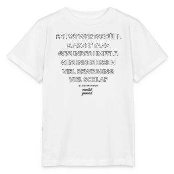 Glückwunsch - mental gesund! - Stanley/Stella Kinder T-Shirt MINI CREATOR  - Weiß - Vorne - Maike (125cm)