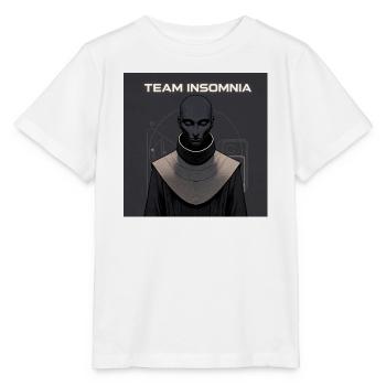 Team Insomnia Dunkle Robe Vision - Stanley/Stella Kinder T-Shirt MINI CREATOR  - Weiß - Vorne - Maike (125cm)
