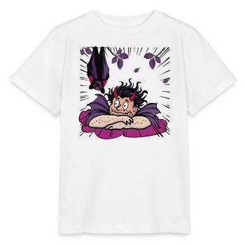Raffael's Teuflischer Nachttraum nit Fledermaus - Stanley/Stella Kinder T-Shirt MINI CREATOR  - Weiß - Vorne - Maike (125cm)