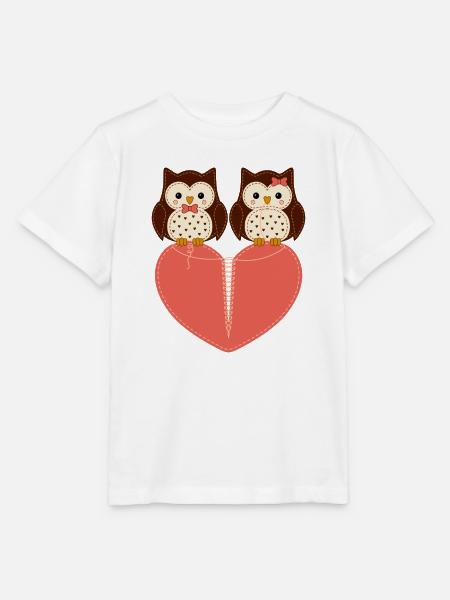 motiv_owl - Stanley/Stella Kinder T-Shirt MINI CREATOR - Weiß