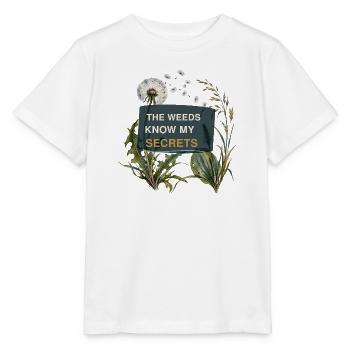 Wilder Garten – Das Unkraut kennt meine Geheimnisse - Stanley/Stella Kinder T-Shirt MINI CREATOR  - Weiß - Vorne - Maike (125cm)
