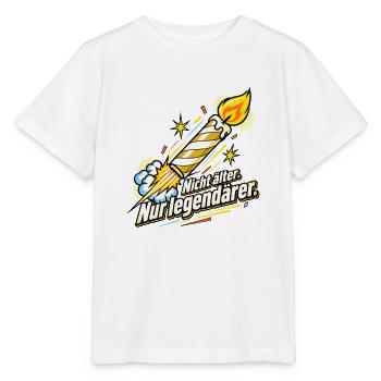 Geburtstag Legende – Nicht älter, nur legendärer - Stanley/Stella Kinder T-Shirt MINI CREATOR  - Weiß - Vorne - Maike (125cm)