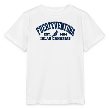 Fuerteventura - Spanien - Islas Canarias - Kanaren - Stanley/Stella Kinder T-Shirt MINI CREATOR  - Weiß - Vorne - Maike (125cm)