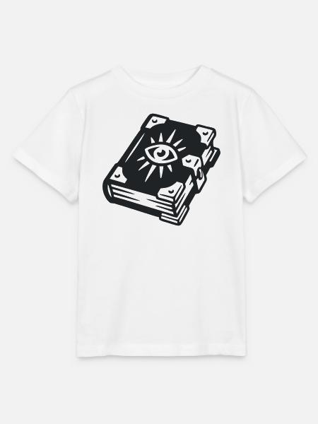 Zauberbuch Magie Wappen - Stanley/Stella Kinder T-Shirt MINI CREATOR - Weiß