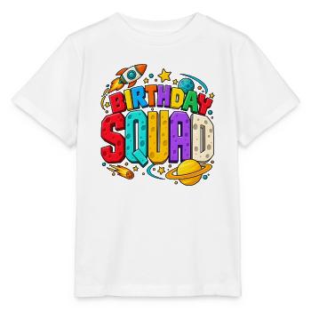 Geburtstagstrupp: Raumschiff Mondsterne - Stanley/Stella Kinder T-Shirt MINI CREATOR  - Weiß - Vorne - Maike (125cm)