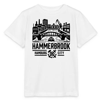 Hammerbrook Hamburg Hafen City Süd - Stanley/Stella Kinder T-Shirt MINI CREATOR  - Weiß - Vorne - Maike (125cm)