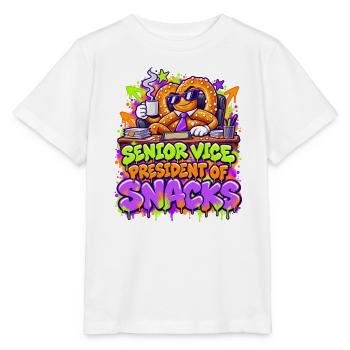 Senior Vice President Snacks - Stanley/Stella Kinder T-Shirt MINI CREATOR  - Weiß - Vorne - Maike (125cm)