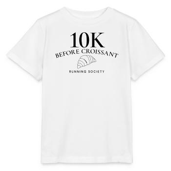 10K vor Croissant – Lauf- und Brunch-Lebensstil - Stanley/Stella Kinder T-Shirt MINI CREATOR  - Weiß - Vorne - Maike (125cm)