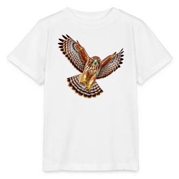 Bussard - Stanley/Stella Kinder T-Shirt MINI CREATOR  - Weiß - Vorne - Maike (125cm)