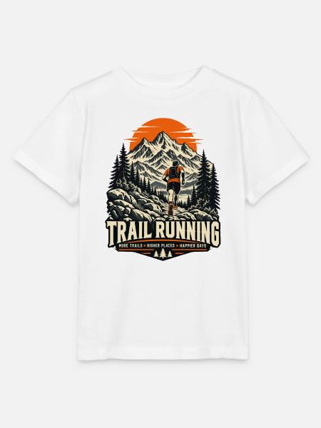 Trailrunning – Berge und Wege - Stanley/Stella Kinder T-Shirt MINI CREATOR - Weiß
