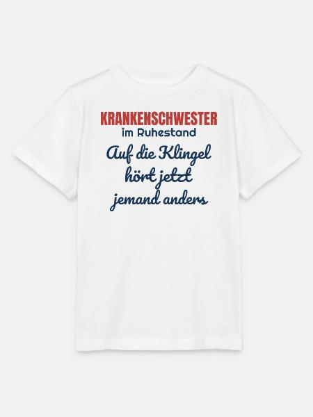 Krankenschwester im Ruhestand – Patientenklingel - Stanley/Stella Kinder T-Shirt MINI CREATOR - Weiß