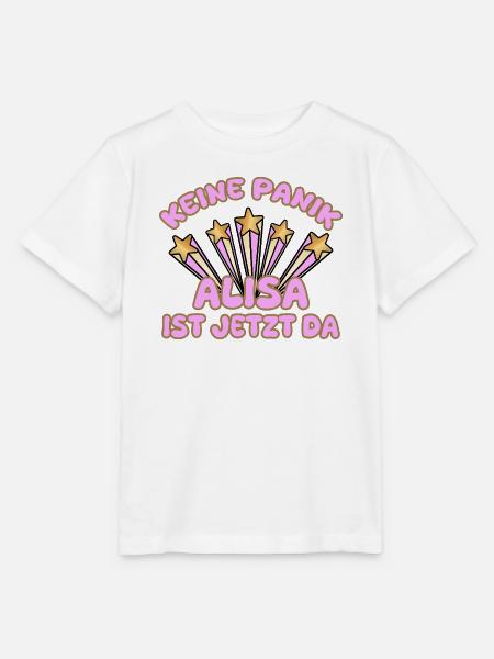 Spruch Alisa - Stanley/Stella Kinder T-Shirt MINI CREATOR - Weiß