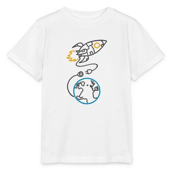 Vergesst nicht, aufzuladen (für helle Hintergründe) - Stanley/Stella Kinder T-Shirt MINI CREATOR  - Weiß - Vorne - Maike (125cm)