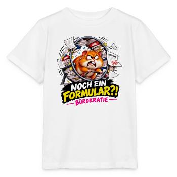 Hamster Formular Bürokratie - Stanley/Stella Kinder T-Shirt MINI CREATOR  - Weiß - Vorne - Maike (125cm)