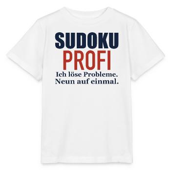 Sudoku Profi – Ich löse Probleme - Stanley/Stella Kinder T-Shirt MINI CREATOR  - Weiß - Vorne - Maike (125cm)