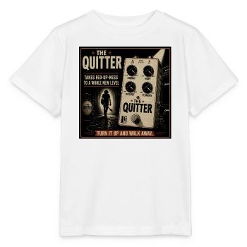 The Quitter Pedal – Vintage Rock Poster - Stanley/Stella Kinder T-Shirt MINI CREATOR  - Weiß - Vorne - Maike (125cm)