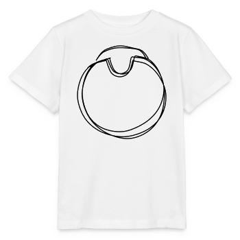 Babylätzchen handgezeichnet - Stanley/Stella Kinder T-Shirt MINI CREATOR  - Weiß - Vorne - Maike (125cm)