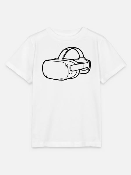 VR Brille Headset Grafik - Stanley/Stella Kinder T-Shirt MINI CREATOR  - Weiß