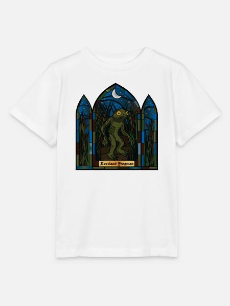 Mondbeschienener Froschmann im Buntglas - Stanley/Stella Kinder T-Shirt MINI CREATOR  - Weiß