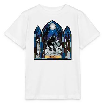 Wendigo Mondschein-Buntglas - Stanley/Stella Kinder T-Shirt MINI CREATOR  - Weiß - Vorne - Maike (125cm)