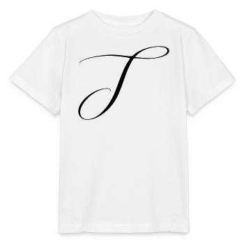 Name mit Anfangsbuchstabe J Julia Jonas Jana Jakob - Stanley/Stella Kinder T-Shirt MINI CREATOR  - Weiß - Vorne - Maike (125cm)