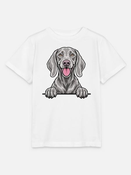 Weimaraner - Stanley/Stella Kinder T-Shirt MINI CREATOR  - Weiß