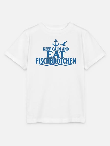 Fischbrötchen – Keep Calm an der Küste - Stanley/Stella Kinder T-Shirt MINI CREATOR - Weiß
