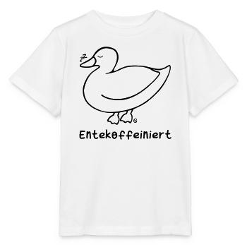 Entekoffeiniert 2 - Stanley/Stella Kinder T-Shirt MINI CREATOR  - Weiß - Vorne - Maike (125cm)