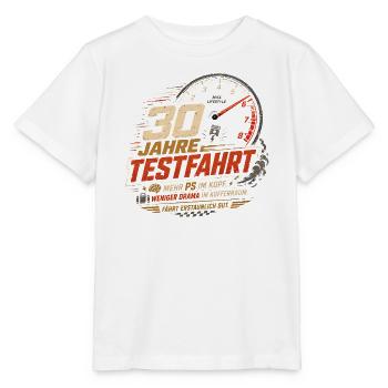 30 Geburtstag Auto Testfahrt Geschenk Spruch - Stanley/Stella Kinder T-Shirt MINI CREATOR  - Weiß - Vorne - Maike (125cm)