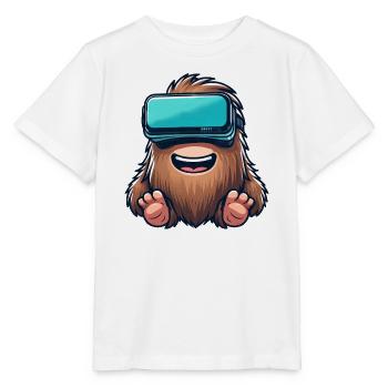 Bigfoot Sasquatch Süß Comic Cartoon VR Virtual Rea - Stanley/Stella Kinder T-Shirt MINI CREATOR  - Weiß - Vorne - Maike (125cm)