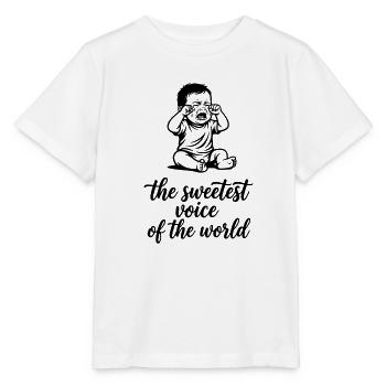 The sweetest Voice of The World Baby Singen Chor - Stanley/Stella Kinder T-Shirt MINI CREATOR  - Weiß - Vorne - Maike (125cm)