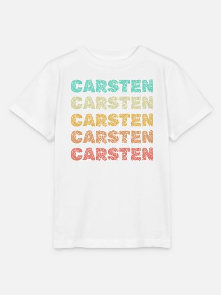 Name Carsten - Stanley/Stella Kinder T-Shirt MINI CREATOR - Weiß