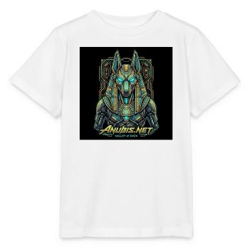 Cyberpunk Anubis Neo God - Stanley/Stella Kinder T-Shirt MINI CREATOR  - Weiß - Vorne - Maike (125cm)