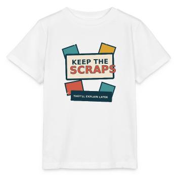 Junk Journal – Bewahre die Reste auf - Stanley/Stella Kinder T-Shirt MINI CREATOR  - Weiß - Vorne - Maike (125cm)