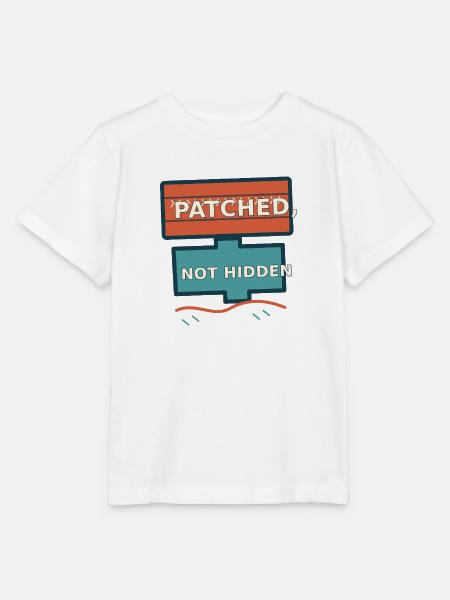Sichtbare Reparatur — Gepatcht, nicht versteckt - Stanley/Stella Kinder T-Shirt MINI CREATOR - Weiß