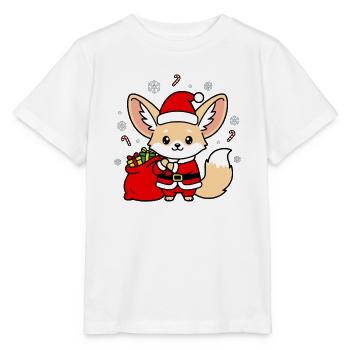 Festlicher Weihnachtsmann mit Geschenken - Stanley/Stella Kinder T-Shirt MINI CREATOR  - Weiß - Vorne - Maike (125cm)