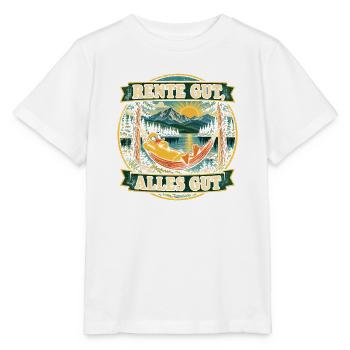 Rente gut alles gut Ente Ruhestand Rentner - Stanley/Stella Kinder T-Shirt MINI CREATOR  - Weiß - Vorne - Maike (125cm)