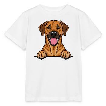 Rhodesian Ridgeback - Stanley/Stella Kinder T-Shirt MINI CREATOR  - Weiß - Vorne - Maike (125cm)